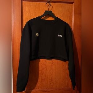 DARC SPORT She Cropped Sweater Size SMALL Sample Piece